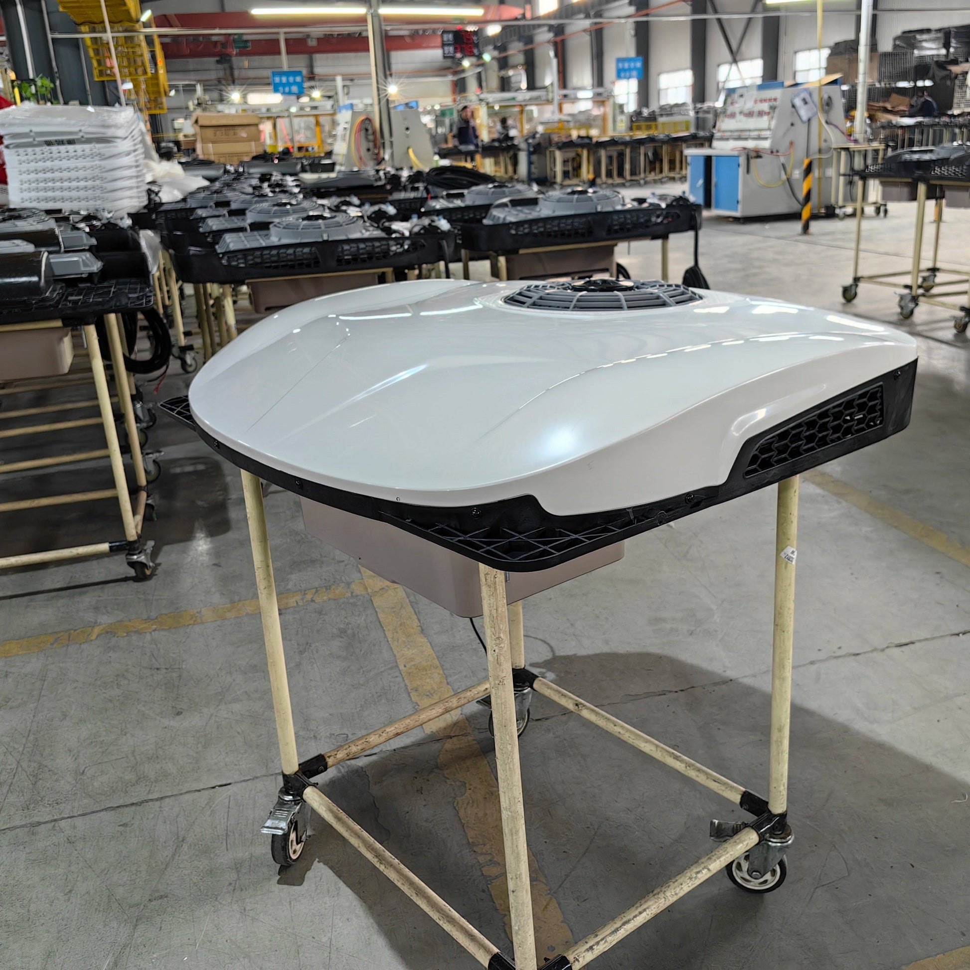 XH H9000 12V/24V Rooftop Parking Air Conditioner | No-Idle Truck, RV & Van AC (10000 BTU) 