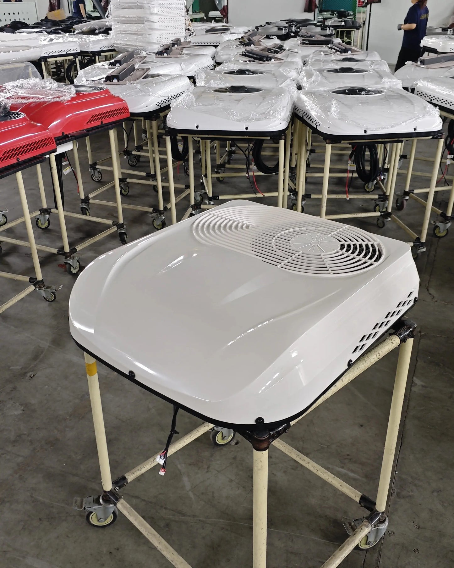 XH Rooftop Truck Parking AC | 12V/24V No-Idle Silent Cooling & Heating Air Conditioner 