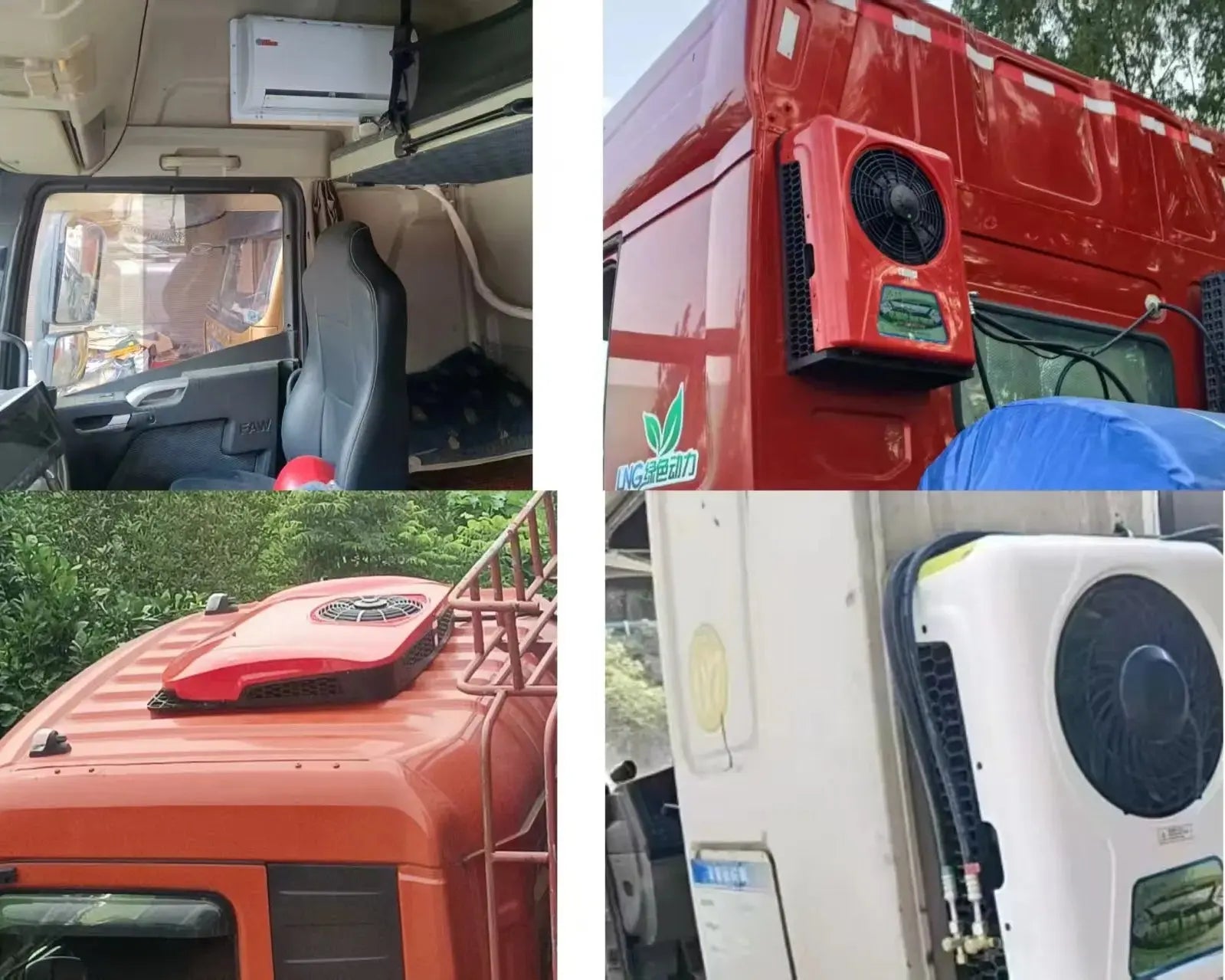 XH H5, 9000 BTU Split Truck Air Conditioner – 12V/24V No-Idle Parking AC for Trucks, RVs & Vans 